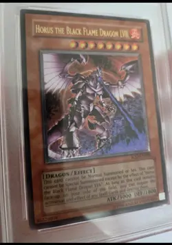 🔥PSA 9 Horus The Black Flame Dragon LV8 Ultimate Rare, Unlim SOD-EN008 YuGiOh - Image 2