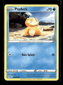 Pokemon Psyduck 024/203 Evolving Skies Non Holo Common 4 Card Lot - Image 1