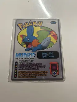 Pokemon Card Mudkip 12/15 Nintendo Wendy's Promo Original HP Rare NM 2002 - Image 1