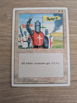 Magic the Gathering ~ MTG ~ 1x Crusader ~ M/NM ~ 4th Edition - Image 1