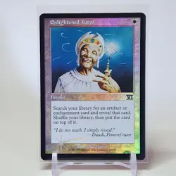 MTG Enlightened Tutor 19/350 Arena Promo Foil 1999 EX-NM - Image 1