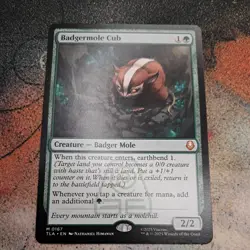 Pack to Sleeve BADGERMOLE CUB- MTG AVATAR - Image 1