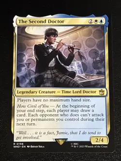 MTG Universes Beyond: Doctor Who The Second Doctor 0156 NM Rare - Image 1