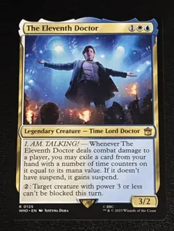 MTG Universes Beyond: Doctor Who The Eleventh Doctor 0125 NM Rare - Image 1