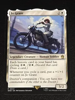 MTG Universes Beyond: Doctor Who Jo Grant 0023 NM Rare - Image 1
