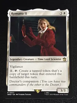 MTG Universes Beyond: Doctor Who Romana II 0027 NM Rare - Image 1