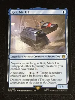 MTG Universes Beyond: Doctor Who K-9, Mark I 0047 NM Rare - Image 1