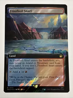 MTG Doctor Who Frostboil Snarl Extended Art Surge Foil 1089 NM Rare - Image 1