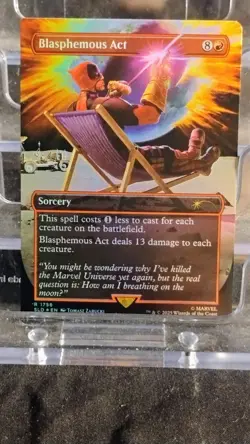 Blasphemous Act (1756) (Rainbow Foil) Secret Lair Drop Foil - Image 1