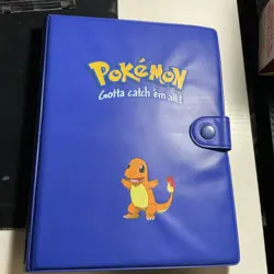 Pokemon Gotta Catch ‘Em All Blue Charmander Card Binder Vintage 1999 - Image 1