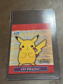 Pokemon 2000 Topps Pikachu 2/10 Pop-Up TV Animation Series - Image 1