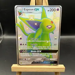 Pokemon TCG Espeon GX Hidden Fates SV60/SV94 Holo Full Art Ultra Rare Mint - Image 1