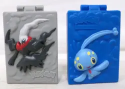 2008 Burger King Toys Pokemon Manaphy and Darkrai TCG Deck Cases Lot - Image 1