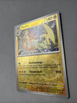 Pokemon TCG * SV Paldea Evolved * 64/193 Raichu REVERSE HOLO Uncommon * NM - Image 2