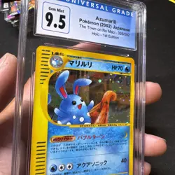 2002 Azumarill 026/092 Holo Foil Pokemon 1st Ed Town On No Map Japanese - Image 3