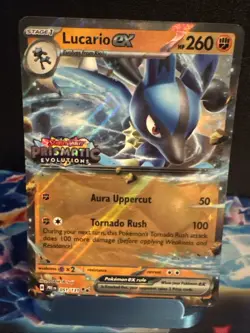 Lucario ex (Prismatic Evolutions Stamp) 051/131 Near Mint NM Pokemon TCG Promo - Image 1