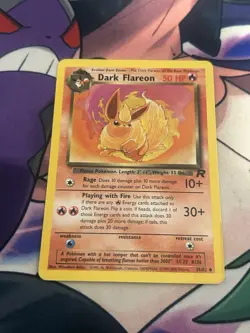 Pokemon Dark Flareon 35/82 Team Rocket Uncommon English Wizards - Image 1