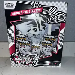 Pokemon Scarlet & Violet White Flare Binder Collection Sealed Box - Image 1