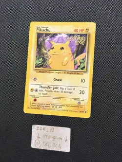 Pokemon PokeTour Stamped 1999 - Pikachu - 58/102 - Australian Promo - VLP/LP - Image 4