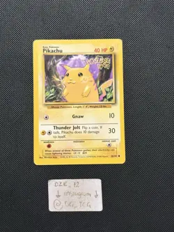 Pokemon PokeTour Stamped 1999 - Pikachu - 58/102 - Australian Promo - VLP/LP - Image 5