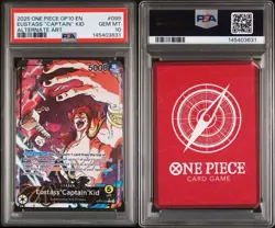 PSA 10 Eustass"Captain"Kid Alternate Art L OP10-099 Royal Blood Foil One Piece - Image 3