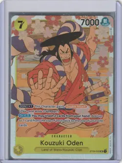 Kouzuki Oden (ST09-005) - Yamato Starter Deck - SR Holo - One Piece TCG -English - Image 1