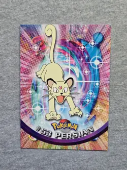 Persian #53 Topps 1999 Series 1 Blue Logo Label 1st Print Pokemon Card - Image 1