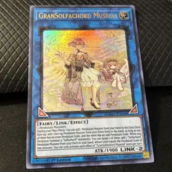 Yu-Gi-Oh Card - DAMA-EN048 - GRANSOLFACHORD MUSECIA (ultra rare holo) - NM/Mint - Image 1