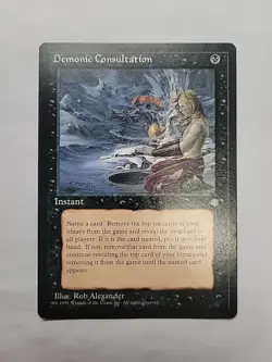 MTG - Demonic Consultation Ice Age Regular - Image 1