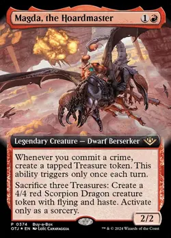 Magda, the Hoardmaster-Outlaws Of Thunder Junction-Extended Art-Foil-374-LP - Image 1