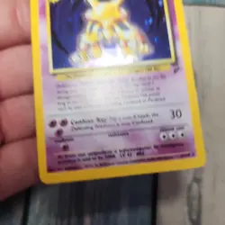 Pokemon TCG Alakazam 1/130 Base Set 2 Holo Rare WOTC Vintage NM-LP - Image 5