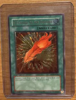 Yu-Gi-Oh Card A Feather of the Phoenix FET-EN037 1st Edition Ultimate Rare NM NP - Image 1