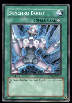 Yu-Gi-Oh! TCG Synchro Boost 5DS1-EN020 1st Edition - Image 1