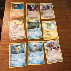 Pokemon Card Lot of 9 - Crystal Guardians LP - Image 1