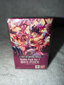 One Piece Card Game A Fist of Divine Speed Double Pack Set 7 Sealed - Image 1