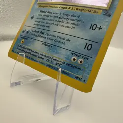 Pokemon TCG Lapras Fossil Holo Rare Card 10/62 DMG - Image 4