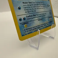 Pokemon TCG Lapras Fossil Holo Rare Card 10/62 DMG - Image 5
