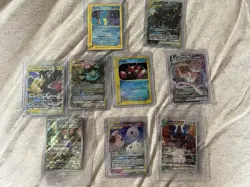 Pokemon TCG 9-Card Lot Squirtle Charmander Mew Venusaur Krabby Fusion Strike - Image 1