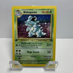Pokemon Nidoqueen Jungle 7/64 1st Edition Holo Rare 1999 Wizards HP90 Card Engl… - Image 1