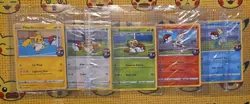 Pokemon Futsal On The Ball Football set, 5 Promo cards - Image 1