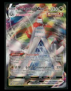 Duraludon VMAX 104/159 Crown Zenith Holo Pokemon Card NM - Image 1