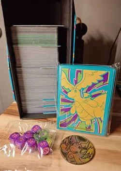 Pokemon Ascended Heroes ETB Box, Sealed Sleeves, Dice, Coin, Guides - 436 Cards - Image 3