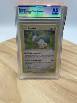 Snorlax 131/185: Vivid Voltage Holo Pokemon Card, Near Mint Condition 9.5 Grade - Image 1