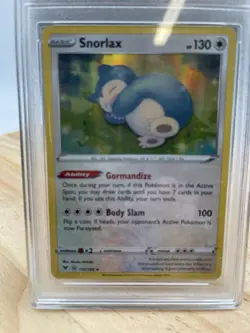 Snorlax 131/185: Vivid Voltage Holo Pokemon Card, Near Mint Condition 9.5 Grade - Image 2