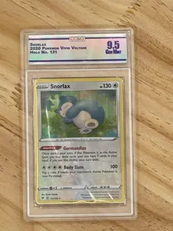 Snorlax 131/185: Vivid Voltage Holo Pokemon Card, Near Mint Condition 9.5 Grade - Image 5