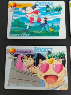 Pokemon Card Misty Psyduck Slowpoke 153 Carddass Anime Collection Bandai eb227 - Image 3