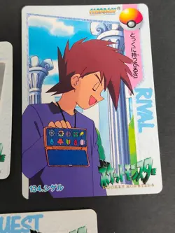 Pokemon Card Misty Psyduck Slowpoke 153 Carddass Anime Collection Bandai eb227 - Image 4