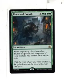 MTG SkeenAB Unnatural Growth from Innistrad MH. NM. - Image 1