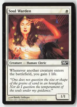 MTG - Soul Warden #34 - Regular - M10 Magic 2010 - Image 1