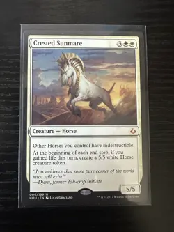 Magic the Gathering - MTG- Crested Sunmare Hour of Devastation Regular - Image 1
